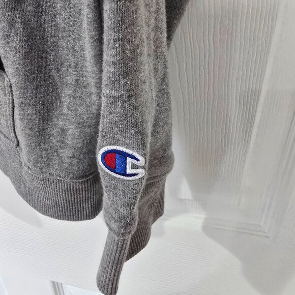 Tusculum Pioneers Men's Champion 1/4 Zip Pullover Sweatshirt Gray Size Large - Picture 4 of 8